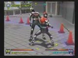 PS2 Kamen Rider Kabuto - dark kabuto vs kabuto