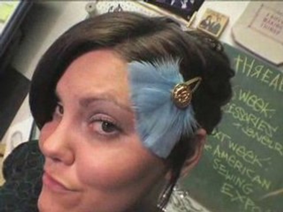 How-to Make a Feather Head Piece, Threadbanger