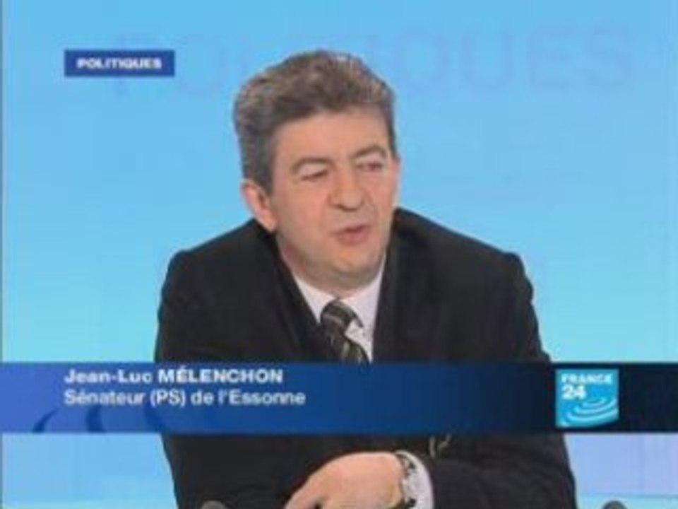 Jean-Luc Mélenchon invité de France 24 le 25/09/2008