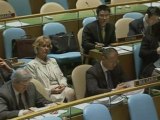 Gordon Brown speaks to the United Nations