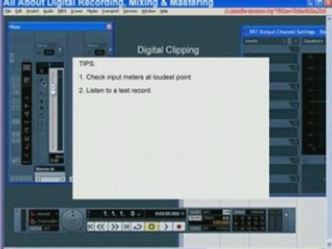 Recording mixing & mastering Digital Clipping