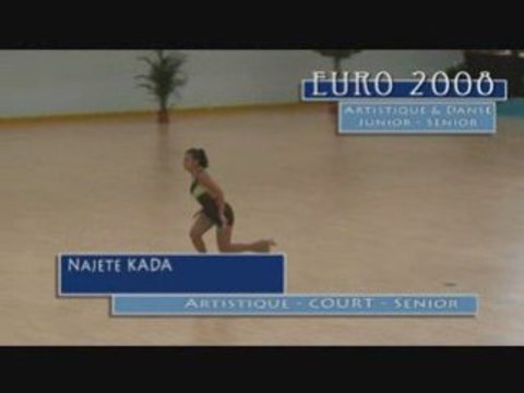 ROLLER ARTISTIQUE - CHAMPIONNAT D'EUROPE 2008 - Programme court feminin senior