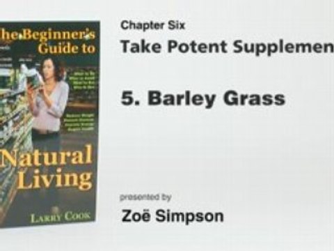 Take Potent Supplements p1 - Natural Living Principle No. 6