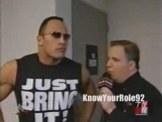 The Rock interview about RR 2001 and Stephanie McMahon