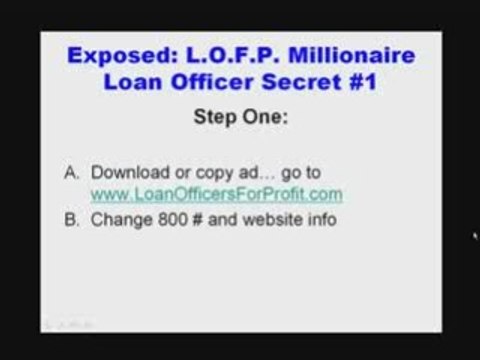Loan officer FREE training and marketing tips