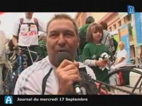 La voie verte pour les vélos et randonneurs près de Nîmes