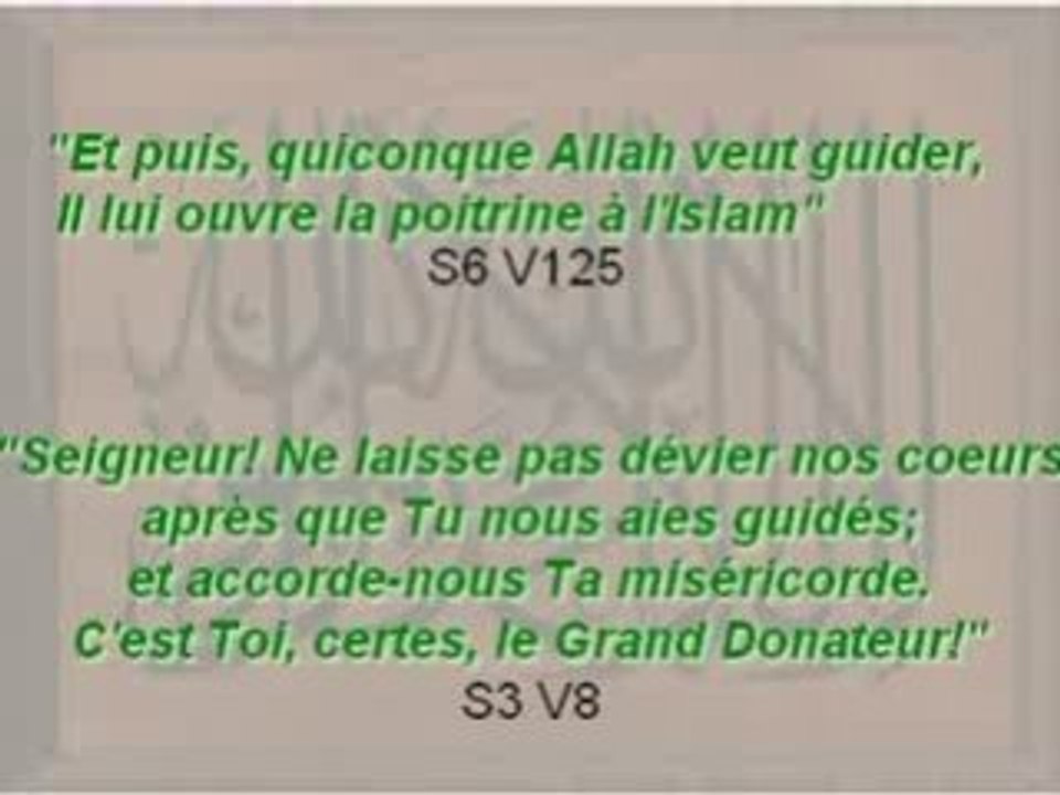 Recit d'une convertie a l'islam