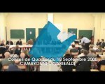 CONSEIL DE QUARTIER CAMBRONNE / GARIBALDI 180908