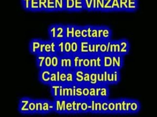 Imobiliate De Vinzare Teren 12ha Metro Timisoara