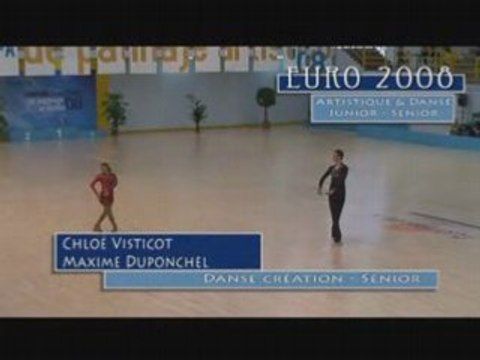 ROLLER ARTISTIQUE - CHAMPIONNAT D'EUROPE 2008 - DANSE OD SENIOR