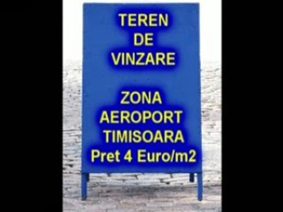 Imobiliare Teren zona Aeroport Timisoara | Imobiliare Timis