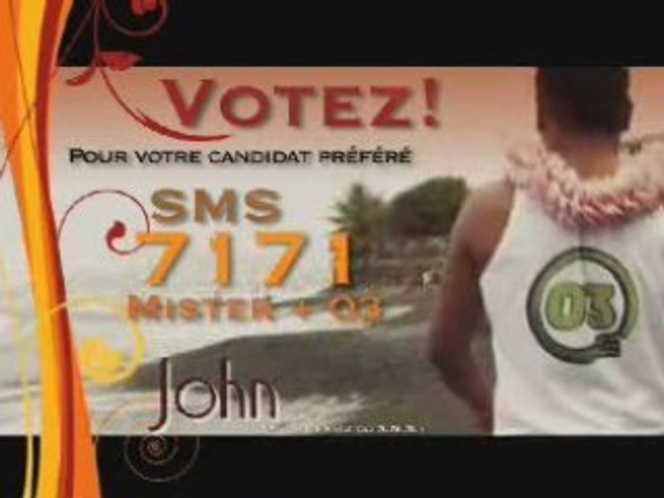 Mister Tahiti 2008 -N°03- John