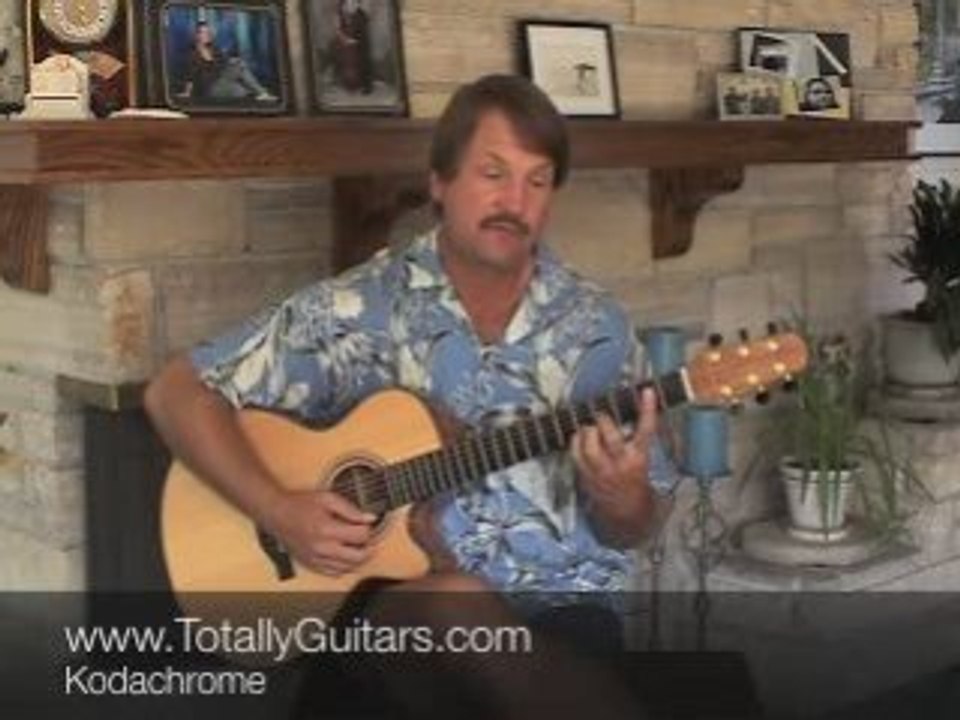 Guitar Lesson- Kodachrome - Paul Simon