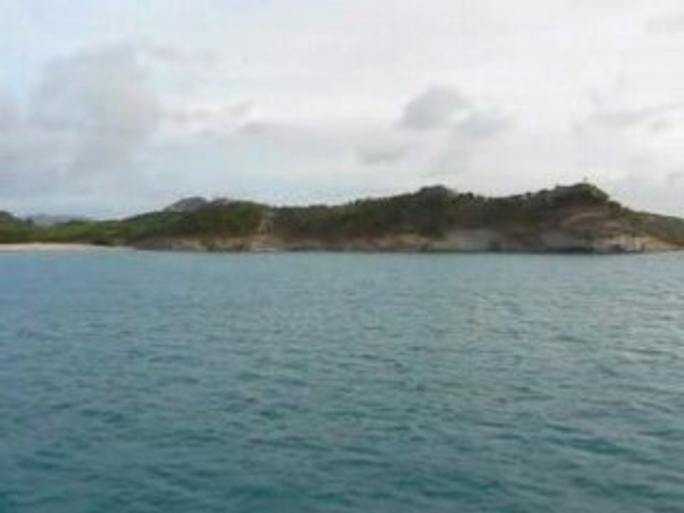 Antigua vu de la mer