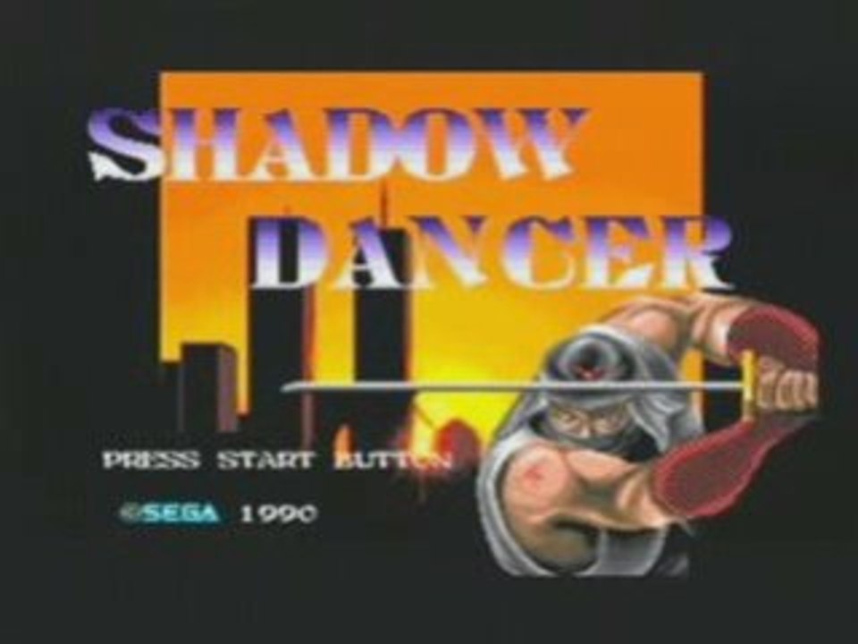 INTRODUCTION SHADOW DANCER SEGA MEGADRIVE STEFGAMERS