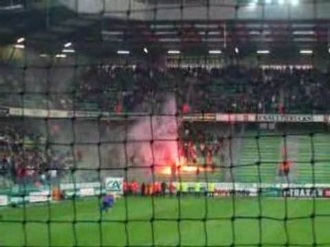 Caen Nantes , incidents mi temps