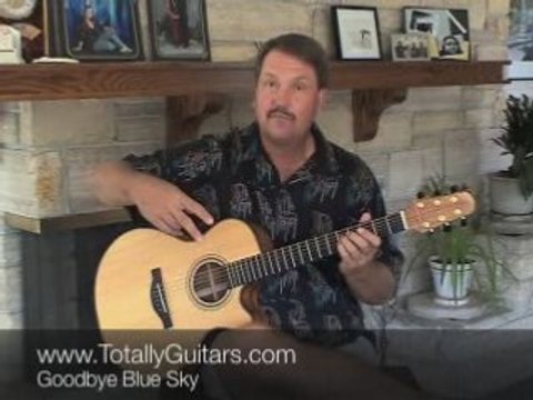 Guitar Lesson- Goodbye Blue Sky - Pink Floyd