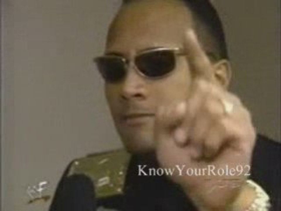 The Rock interview at WrestleMania 15