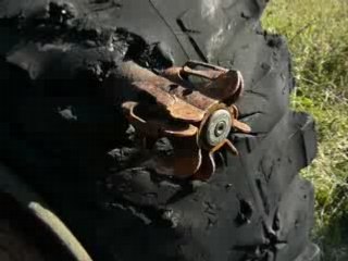 Mortiers dans les pneus