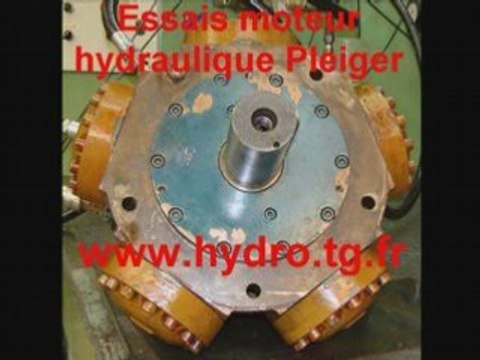 Essais moteur hydraulique pleiger réparation révision