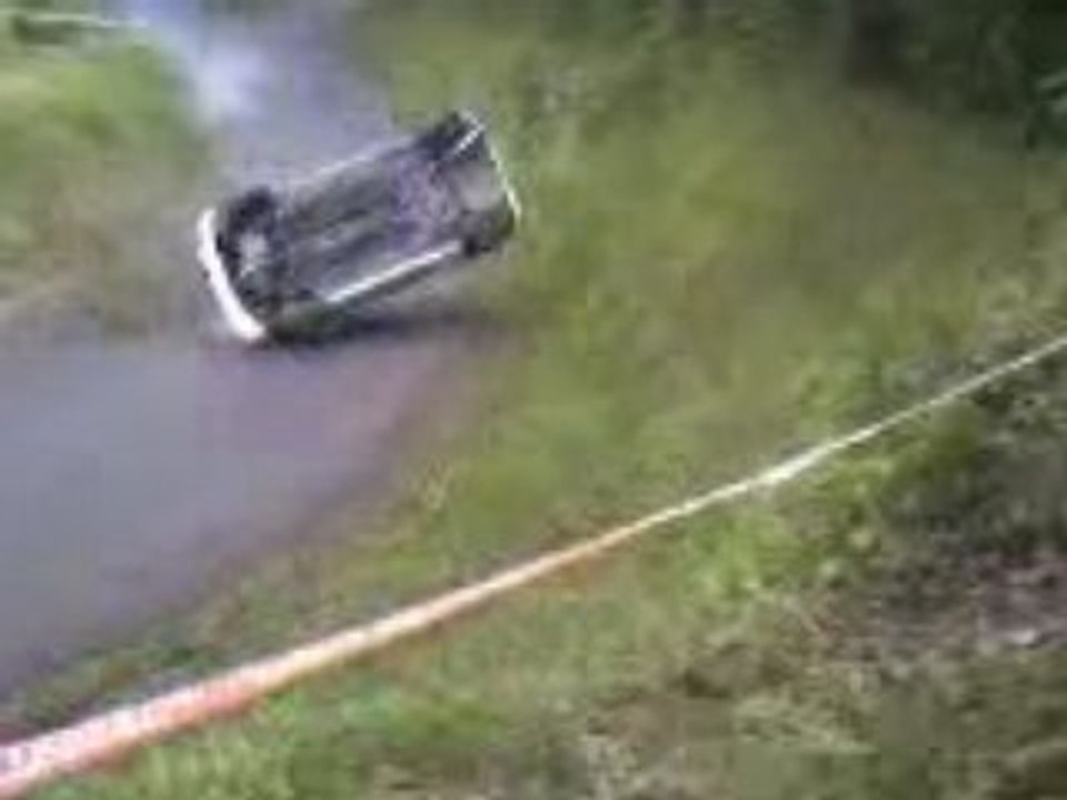 crash  rally du suran 2007