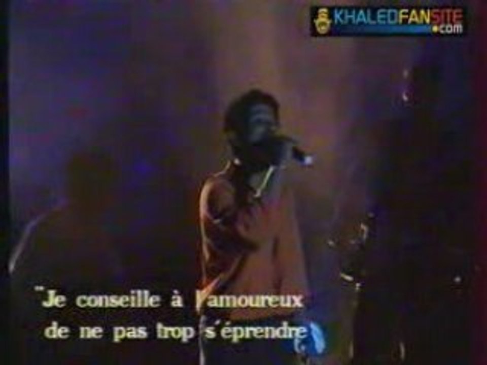 cheb khaled l'itinéraire d'une super star partie 3