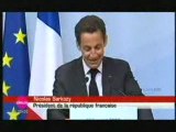 SARKOZY bourré ridiculise la France au G8, 2007.