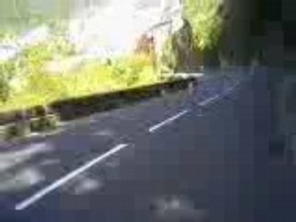 une cam embarqué sur la fin de la route