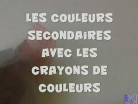 Couleurs primaires et secondaires (crayons)