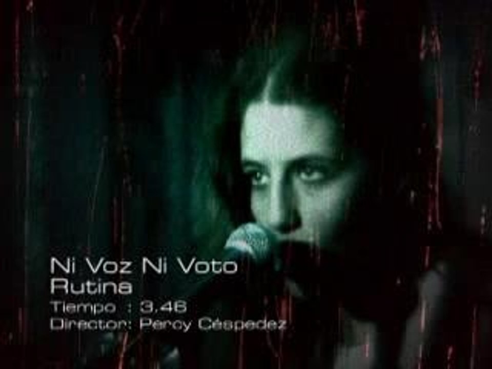 Ni Voz Ni Voto - Rutina (Version caleta)