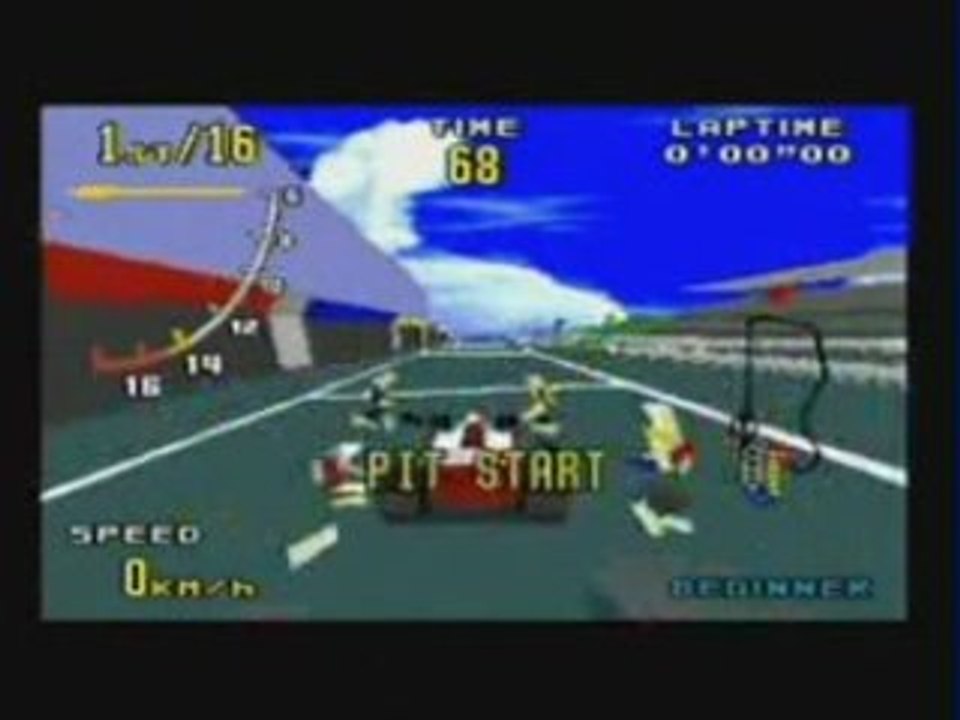 VIRTUA RACING BIG FOREST + REPLAY SEGA MEGADRIVE STEFGAMERS