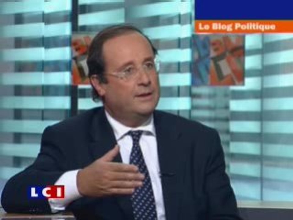 28 septembre : François Hollande à "Le blog politique" LCI