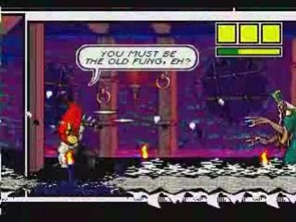 COMIX ZONE FINI EN 9MN34S88 SEGA MEGADRIVE STEFGAMERS