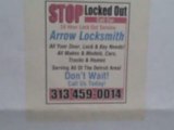 Arrow Locksmith Lock Outs! Lost Keys! (313)459-0014