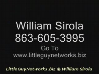 Little Guy Network Revolution William Sirola You Tube