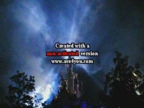 Feux d'artifices Disney28-08-2008