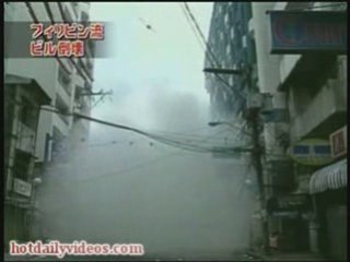 Building Collapses Right on Top of Another