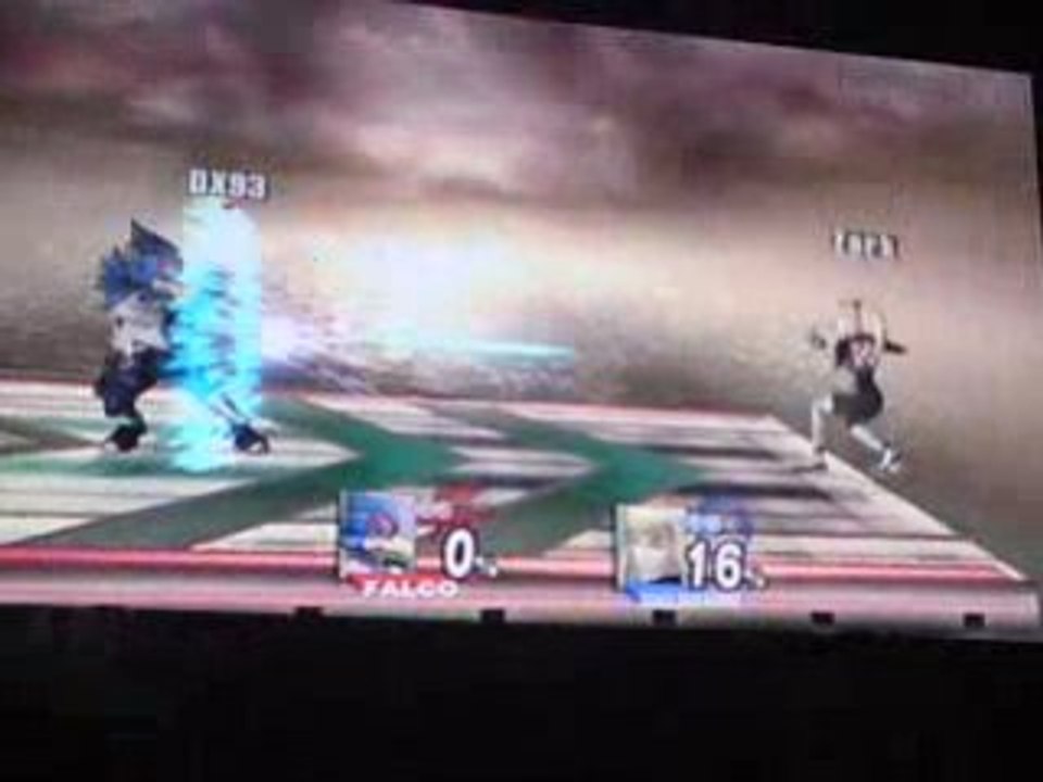 SSBB : DX93 (Falco) VS. Zark (Samus Zero)