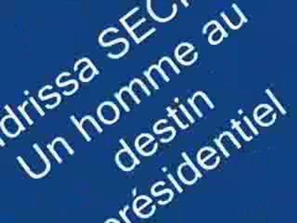 Candidat Idrissa SECK