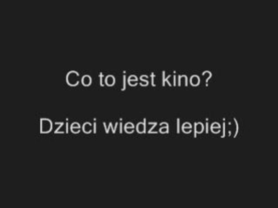 Co to jest kino? Dzieci wiedza lepiej http://www.clipmix.pl/