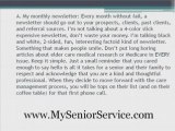 Marketing Senior Services FAQ #6- With Newsletters