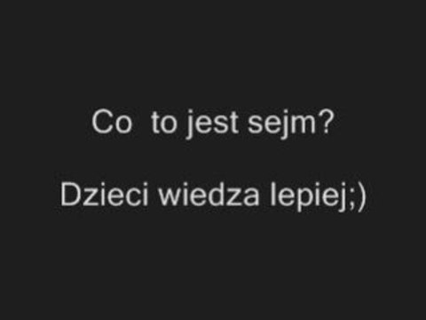 Co to jest sejm? Dzieci wiedza lepiej clipmix.pl/