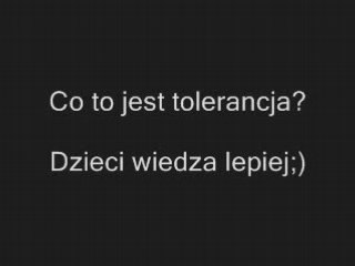 Co to jest tolerancja? Dzieci wiedza lepiej http://www.clipmix.pl/