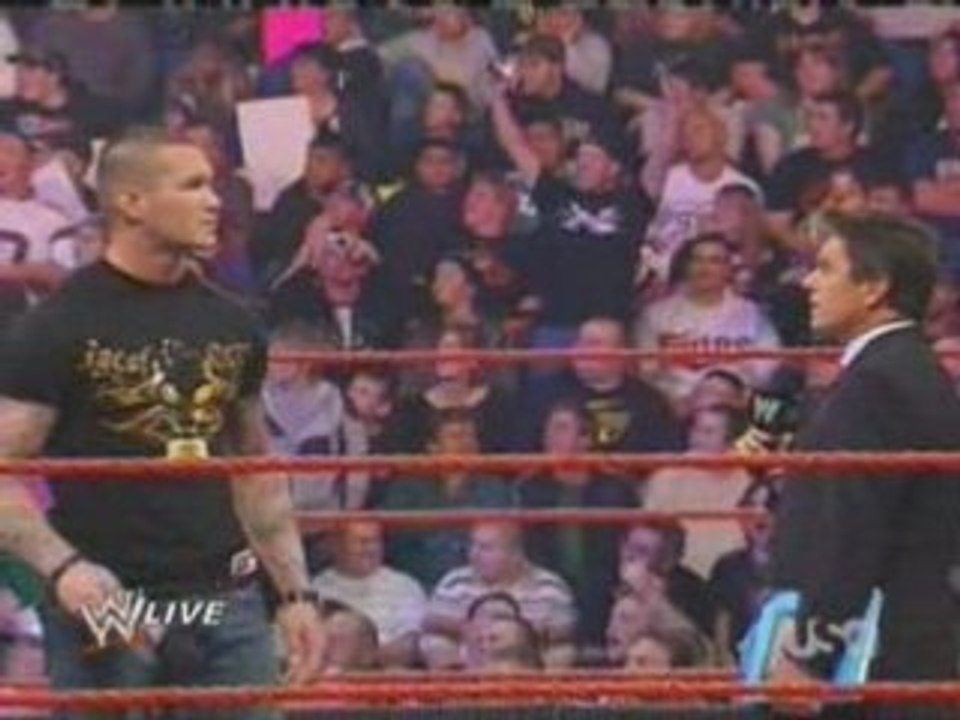 WWE RAW 30/09 Randy Orton interrupts Mick Adamle