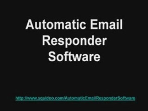 Automatic Email Responder Software