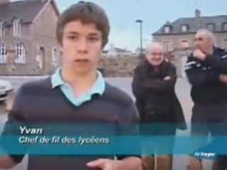 Camping sauvage au lycée Savina