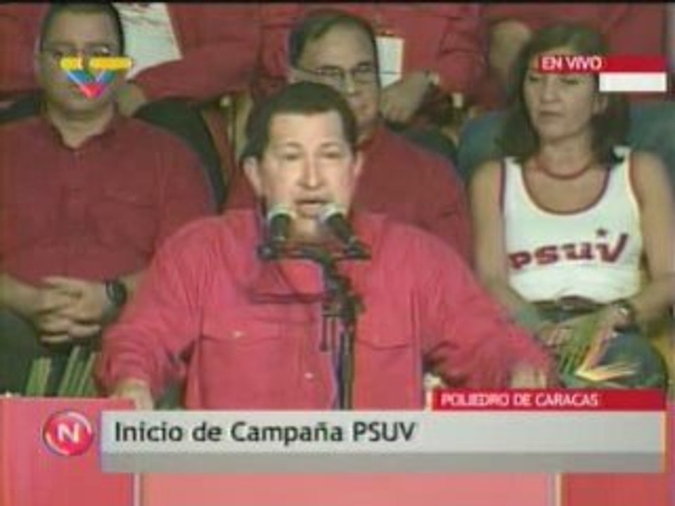 Chávez "amenaza" a perdedores con la isla La Borracha