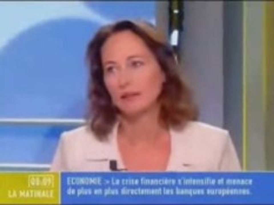 Ségolène Royal sur C+ le 30.09.08