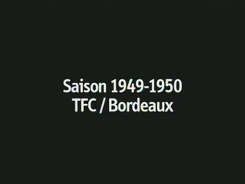 tfc-tfc bordeaux saison 1949-1950