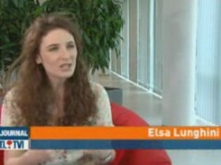 Interview d'Elsa Lunghini au journal de RTL TVI